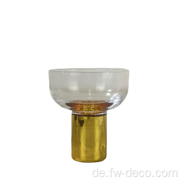handgeblasenes Kristall -Cocktail -Whiskyglas Set